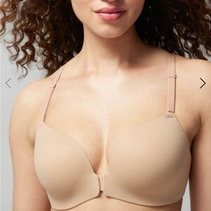 Soma Enbliss Front Close Racerback Bra – Nude/Beige Size 40D
